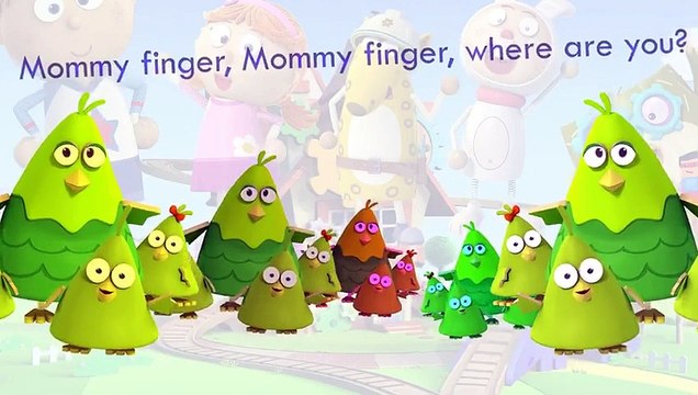 Tickety Toc Finger Family Song Daddy Finger Nursery Rhymes For Children Full animated cart catoonTV!