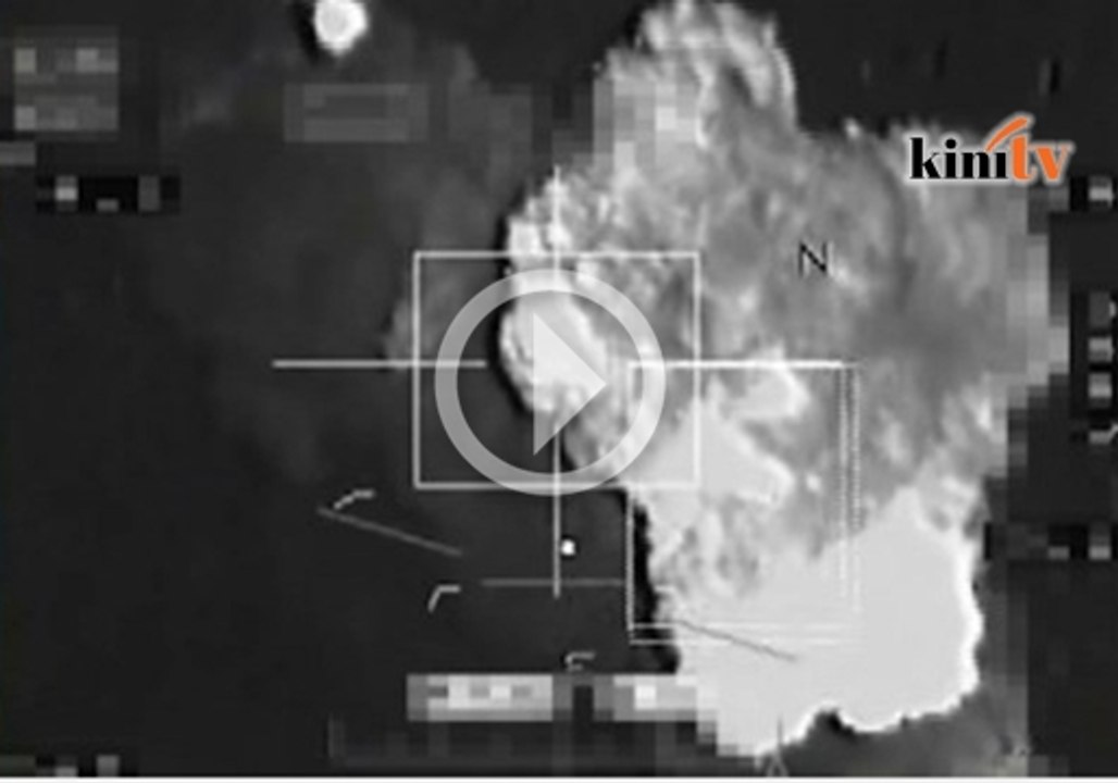 Visual Perancis bedil kubu kuat IS di Syria