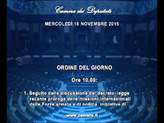 Roma - Camera - 17^ Legislatura - 524^ seduta (18.11.15)