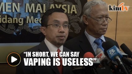 "Vape is useless, but it's here"