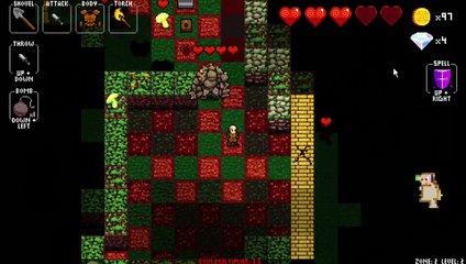 Crypt of the NecroDancer pt 19 - Bard Mode 3! How to fail at MURDER!