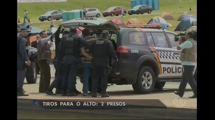 Tumulto entre manifestantes termina com dois presos em Brasília