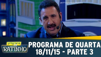 Programa do Ratinho 18.11.15 - Quarta - Parte 3