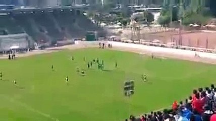 هدف أحمد الشيخ العالمي في مباراة الاهلي وشبين الوديه 16-11-2015