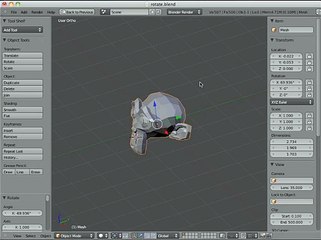 Rotating Objects in Blender Video Tutorials-BDS Part  13.mp4