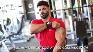Sergi-Constance chest triceps workout