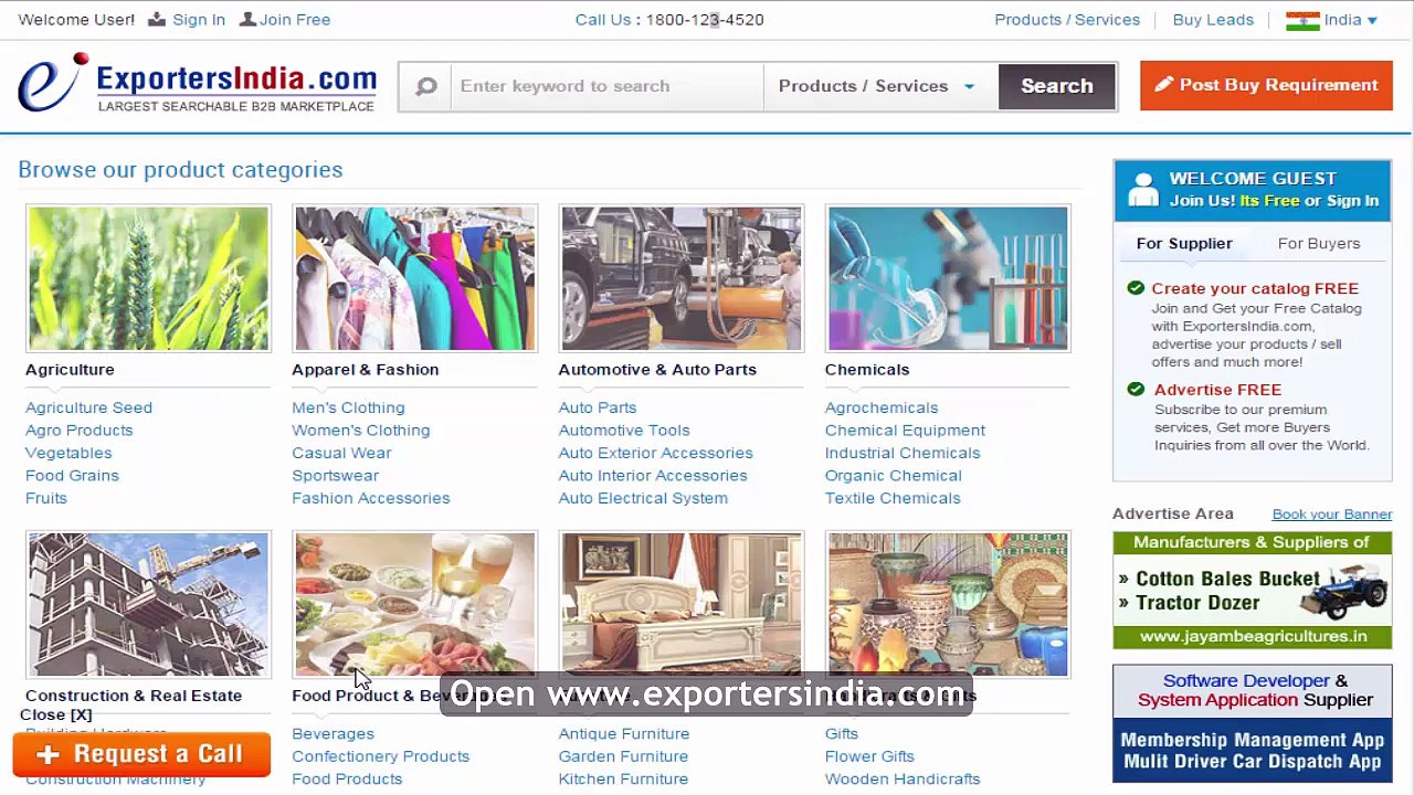 How to Purchase Buy Leads at Exporterindia.com?