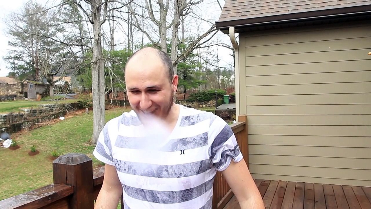 GIANT WATER BALLOON In The Face at 10,000 fps - Slow Mo Lab (Balloon Face Pop)