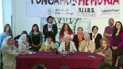 Abuelas de Plaza de Mayo piden votar por Scioli