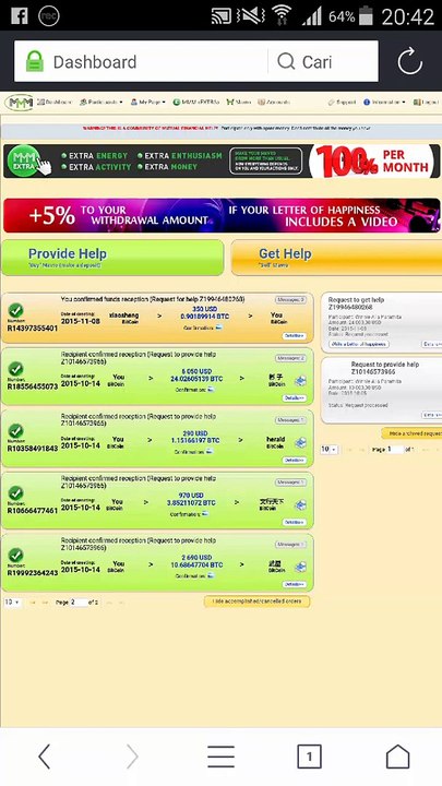 MMM pays me
