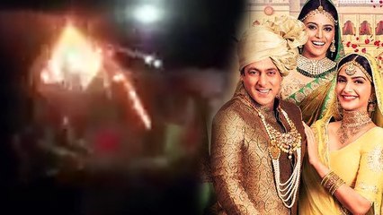 Crazy Salman Khan Fans BURSTS CRACKERS Inside Theatre | Prem Ratan Dhan Payo