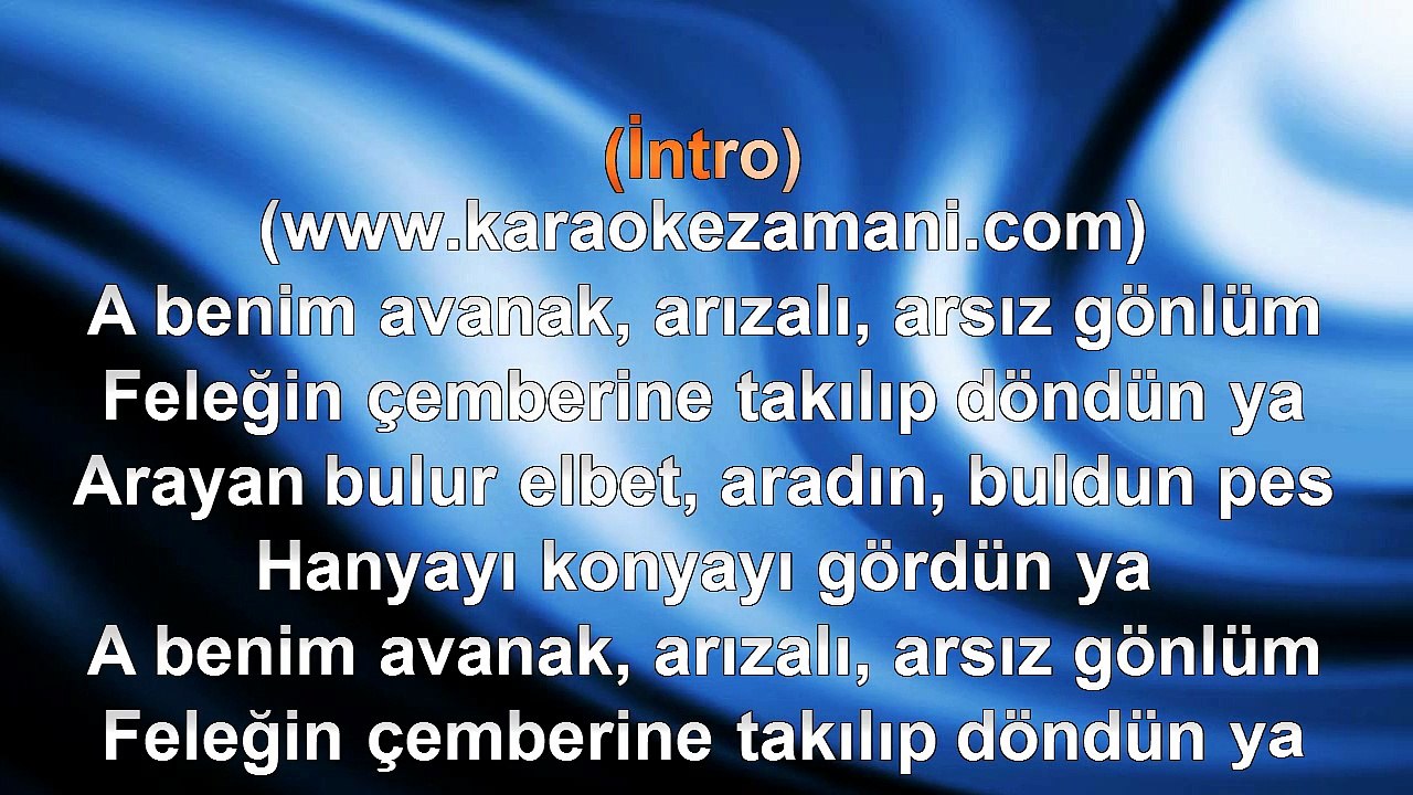 Sezen Aksu - Kahpe Kader - 2000 TÜRKÇE KARAOKE