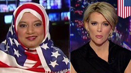 Download Video: Republican Muslim woman wears U.S. flag hijab on Fox News TV interview