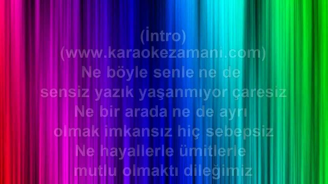 Sezen Aksu - Tükeneceğiz - 1984 TÜRKÇE KARAOKE