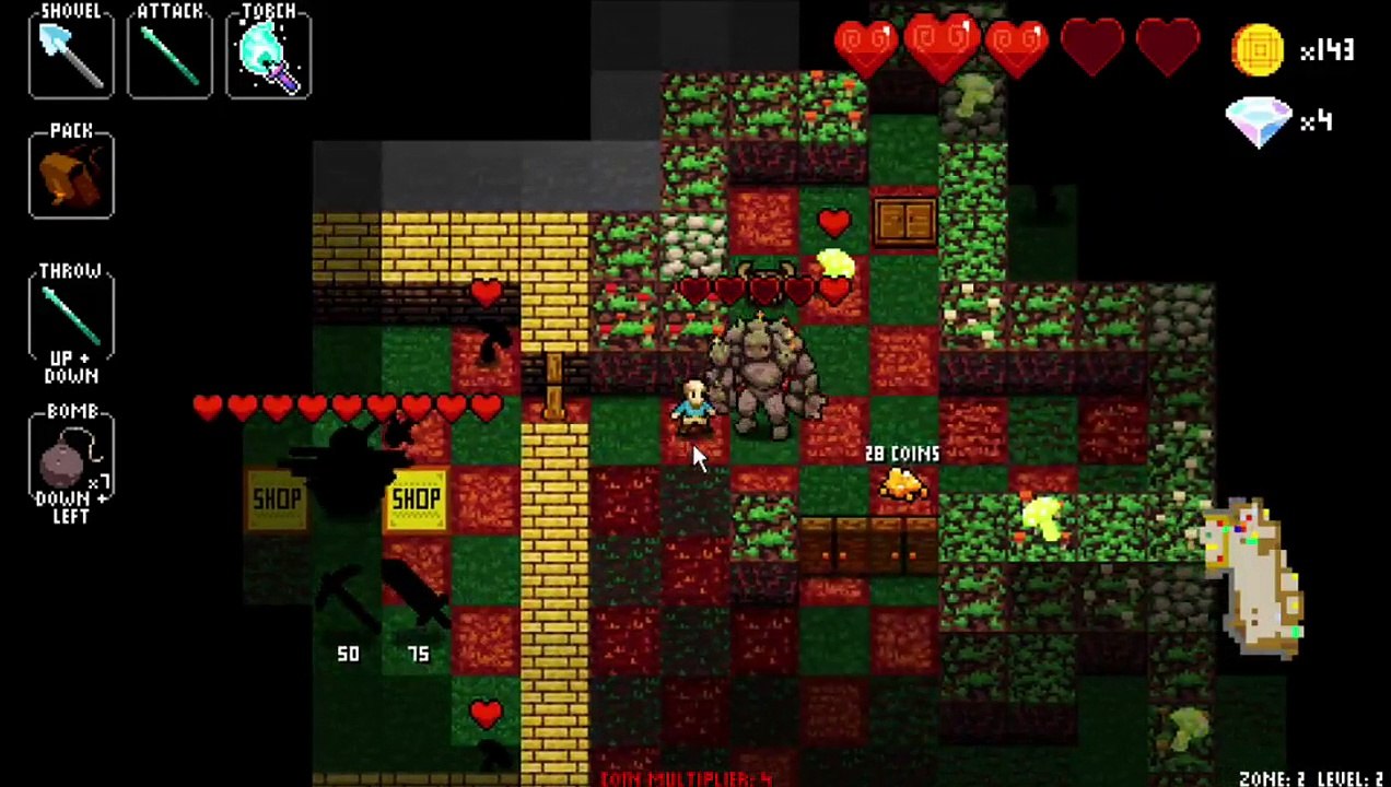 Crypt of the NecroDancer pt 20 - Bard Mode 4! Mushrooms should ask to be eaten, not try to EAT ME!