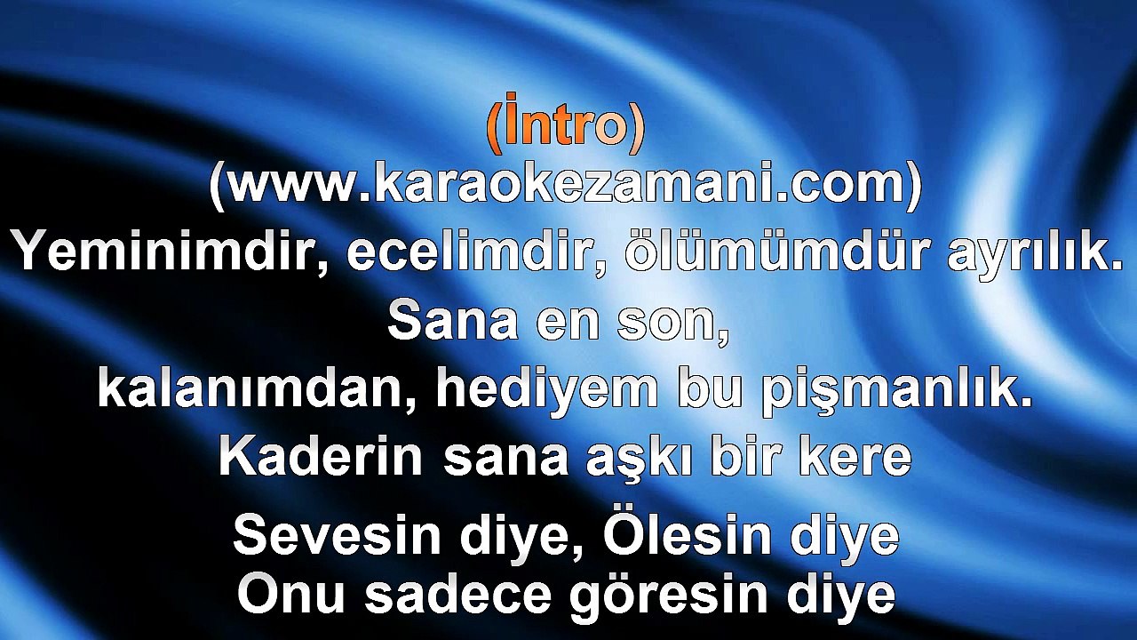 Sibel Can - Aşkımız İçin - (Serdar Ortaç) - (2007) TÜRKÇE KARAOKE