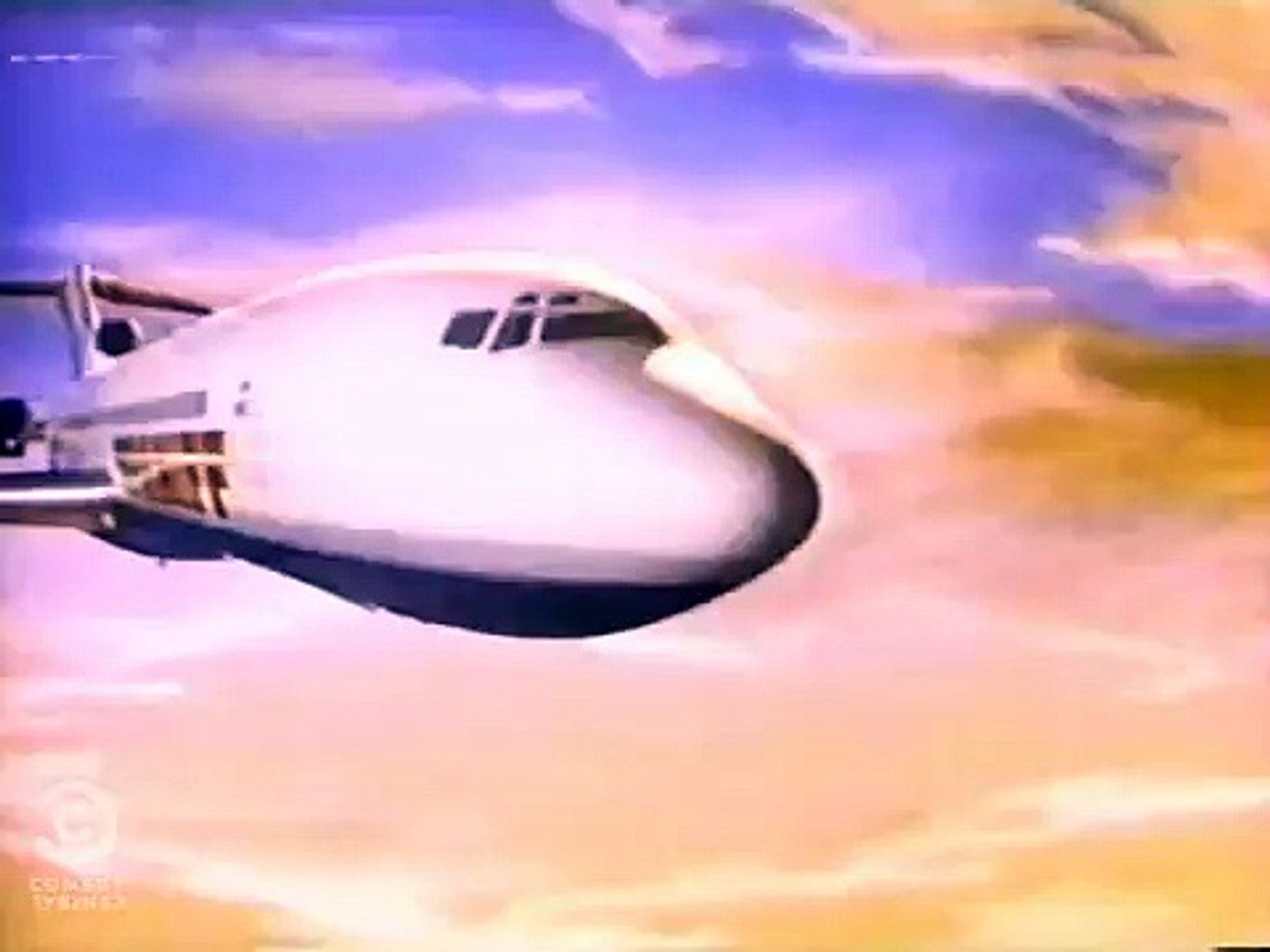 Частный самолет gif