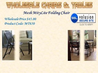 Mesh MityLite Folding Chair at www.wholesale-foldingchairstables-discount
