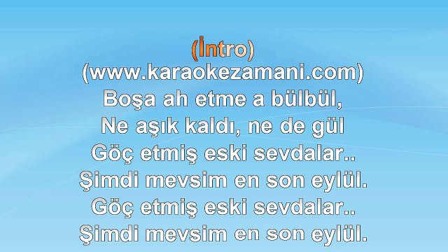 Sibel Can - Eski Toprak - 2007 TÜRKÇE KARAOKE