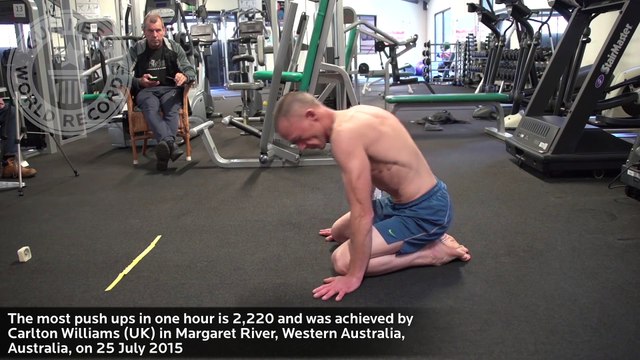 Record de pompes : 2.220 en une heure (Guinness World Records)