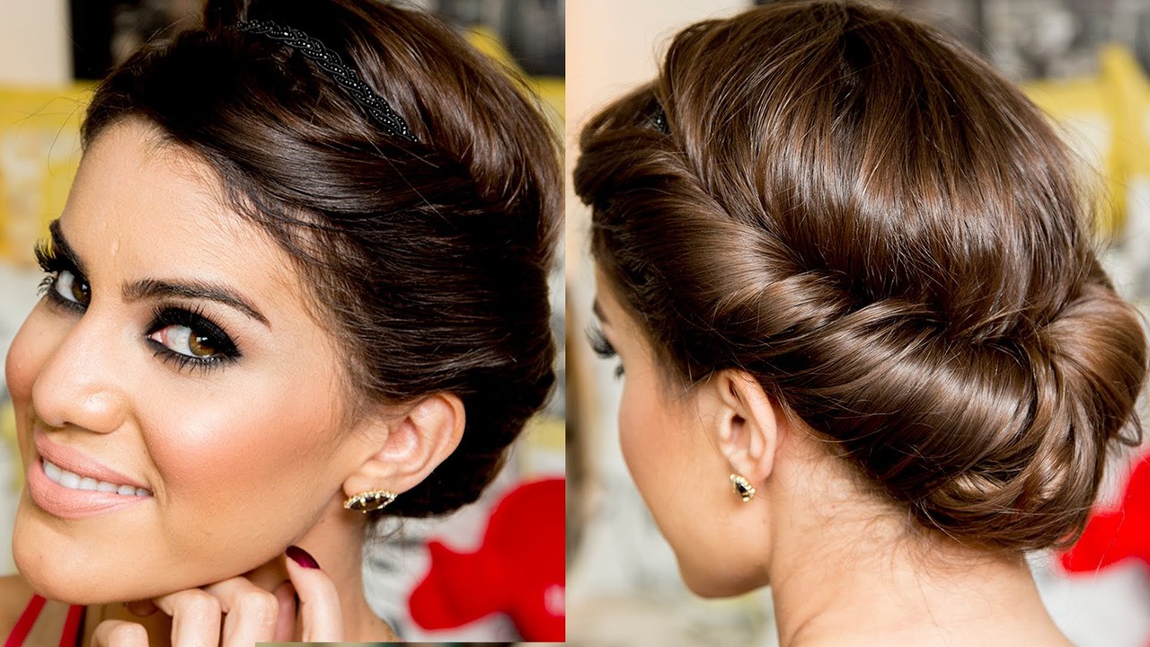 Easy Loose Romantic Updo Hairstyle
