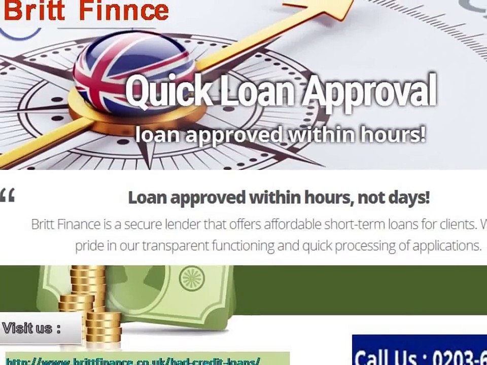 Smart Borrowing Loans For Bad Credit at Britt Finance