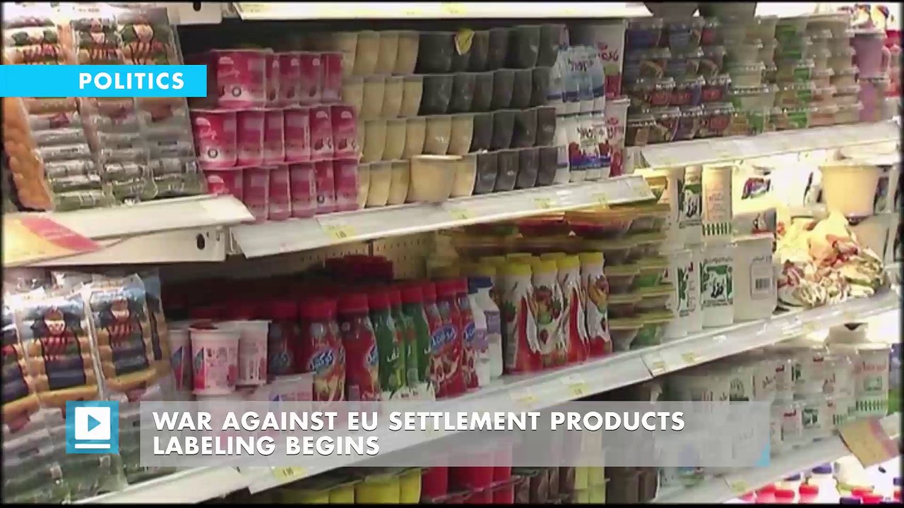 War against EU settlement products labeling begins