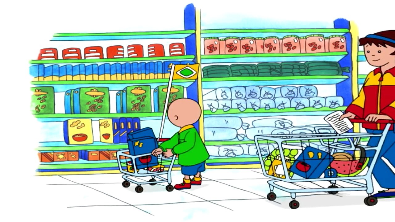 Caillou Can Do Groceries