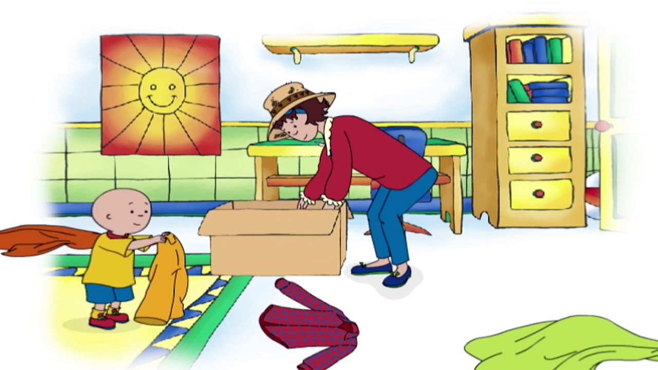 Caillou Can Build a Scarecrow