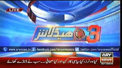 Headlines – 1500 – Thursday – 19 – Nov – 2015