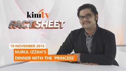 Fact Sheet - November 19: Dinner with the 'princess'