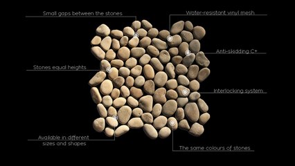 Beige Pebble Tiles - Lux4home