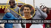 Cristiano Ronaldo surprises a kid on a Madrid's street 2015 [FULL VIDEO]