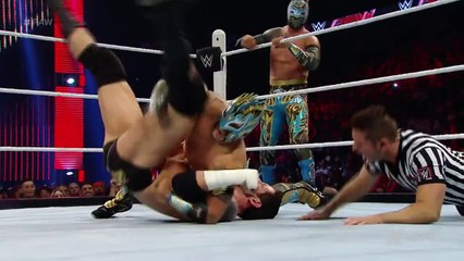The Lucha Dragons vs. Sheamus & King Barrett- Raw, November 2, 2015