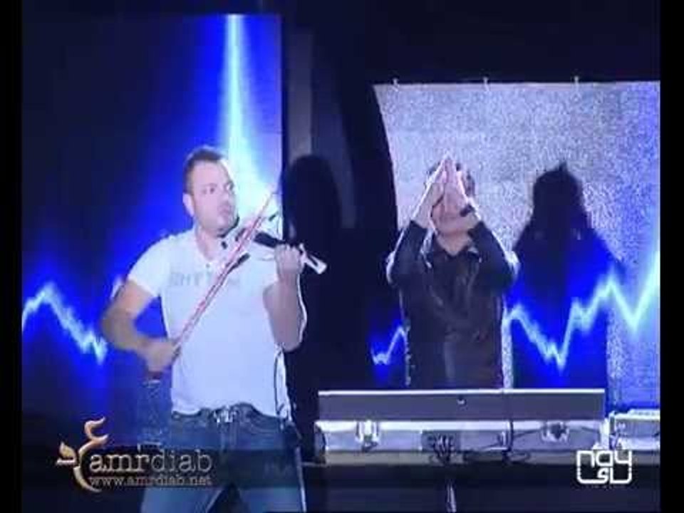 Amr Diab at FUE Welcome Party 2010 - David Vendetta Starting