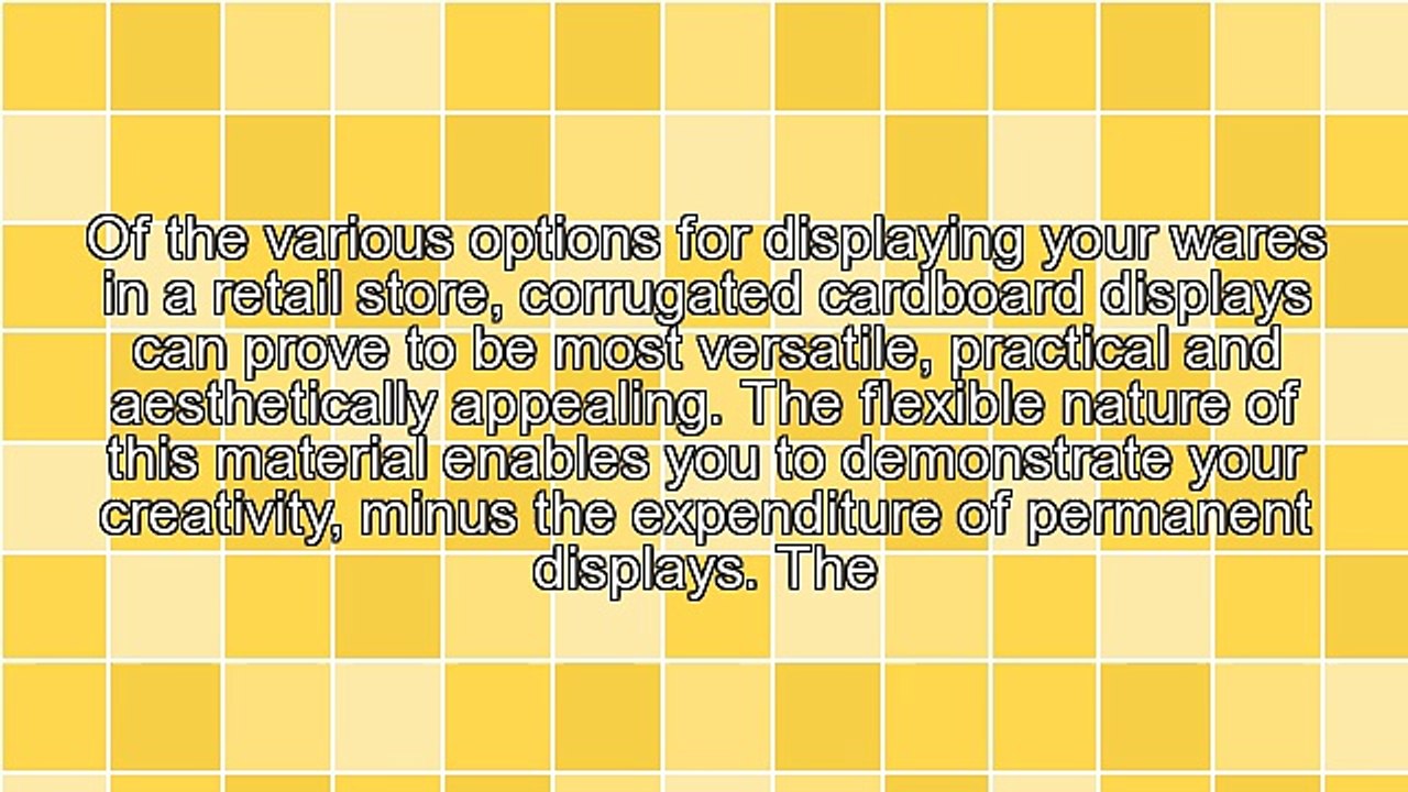 The Best Features of Corrugated Cardboard Displays