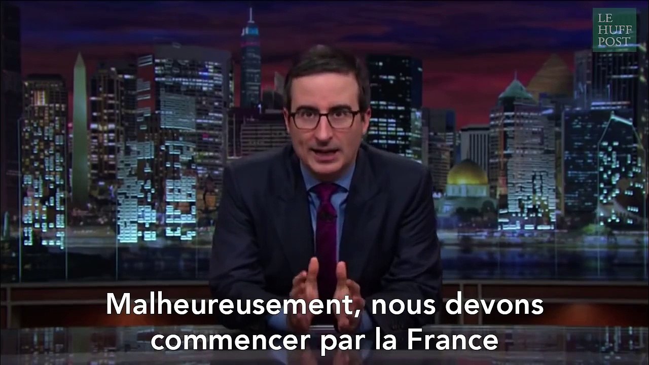 Le présentateur John Oliver répond à Daech avec beaucoup d'humour