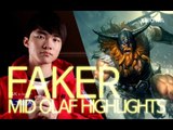 페이커의 미드 올라프! 솔로 랭크 폭파 하이라이트 (SKT T1 Faker Mid Olaf Highlight)