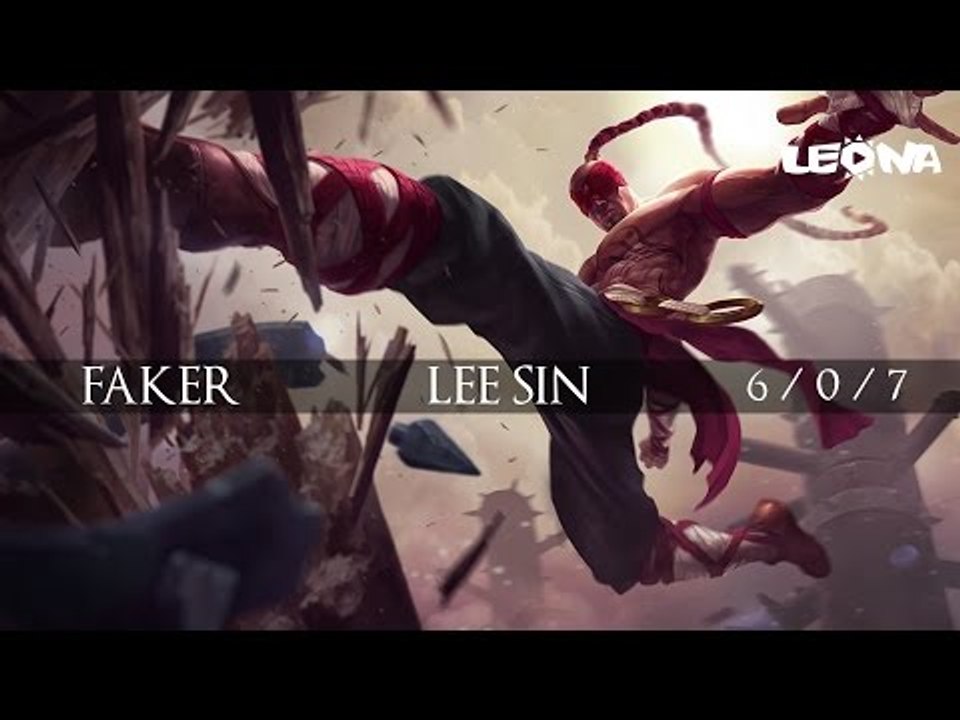 페이커의 정글 리 신, 솔로 랭크 폭파 하이라이트 (SKT T1 Faker Lee Sin Highlight)