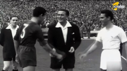 شاهد أحد أفضل مباريات دى ستيفانو أمام ريال مدريد