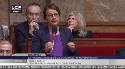 Duflot : «Nous allons très loin» dans l'adaptation de la loi sur l’Etat d’urgence