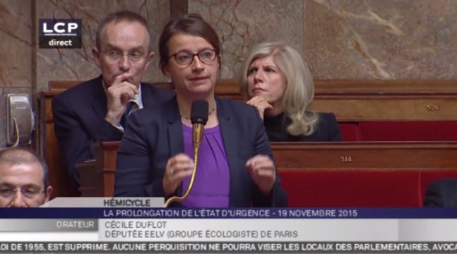 Duflot : «Nous allons très loin» dans l'adaptation de la loi sur l’Etat d’urgence