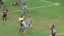Gol de empate do Palmeiras acaba em expulsão por provocação ao juiz