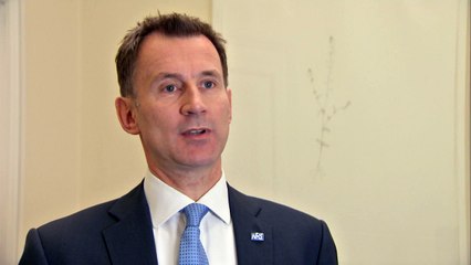 Hunt: Today's news is "very very disappointing"