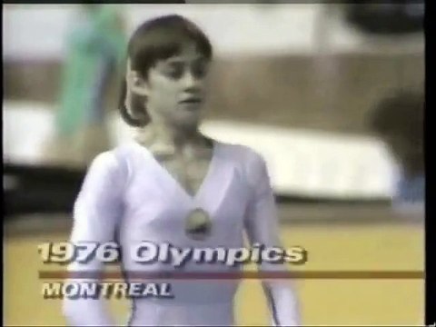 Nadia Comaneci note parfaite de 10 aux barres asymétriques, Montréal, 1976