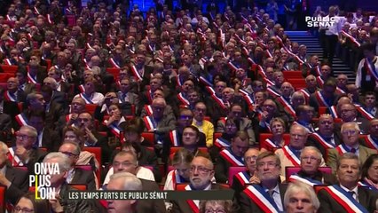 Les temps forts de Public Sénat : réaction des maires de France suite aux attentats au Rassemblement des Maires de France