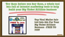Free Trial Marketing Tool Leads For Big Ticket Affiliate Business