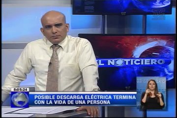 Posible descarga eléctrica termina con la vida de una persona