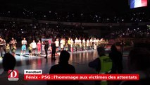 Handball : Fénix - PSG : l'hommage aux victimes des attentats