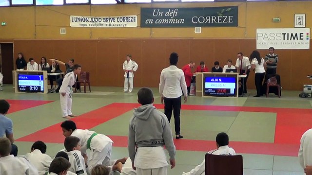 Mathis au Tournoi de Brive Corrèze - Poules - Novembre 2015